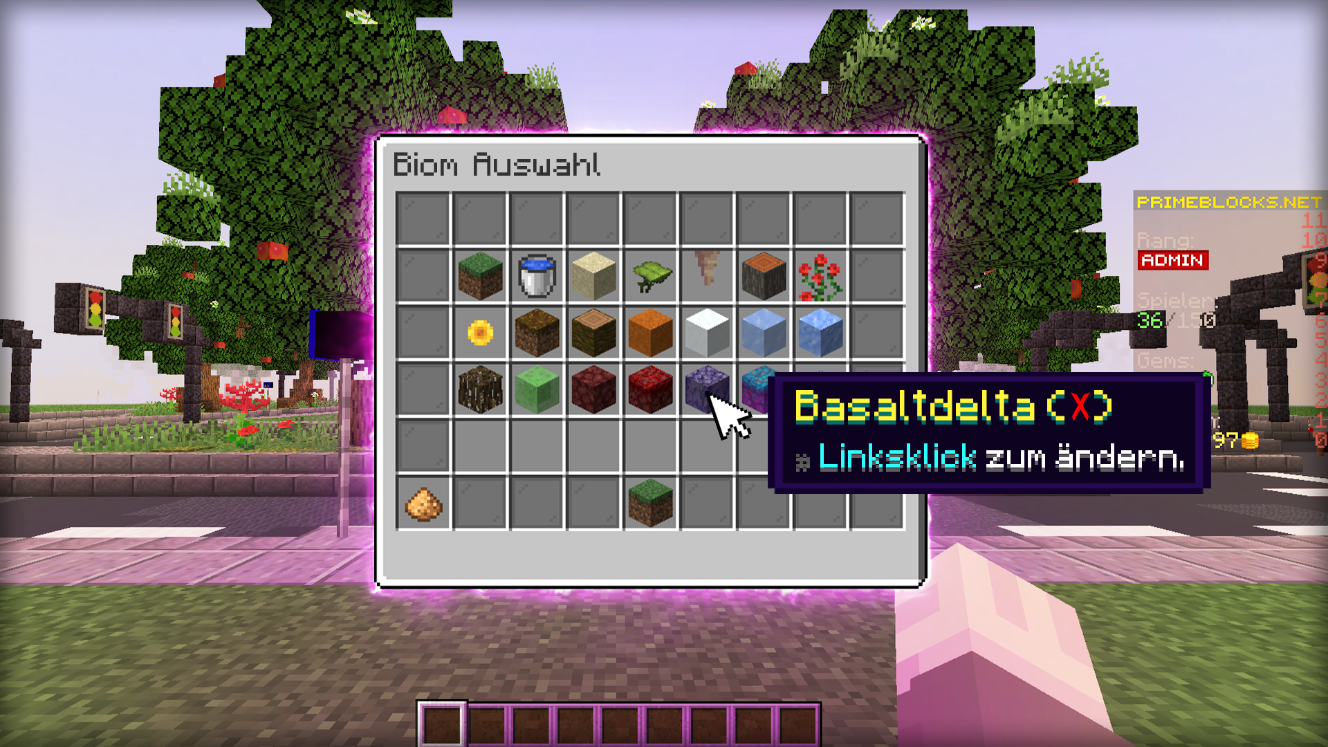Plot-Biome7 Menu